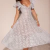Austen Bluebell Floral Lace Midi Dress Austen Bluebell Floral Lace Midi Dress