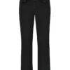 Ava Black Fold Front Trousers Ava Black Fold Front Trousers