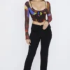 Ava Black Fold Front Trousers Ava Black Fold Front Trousers