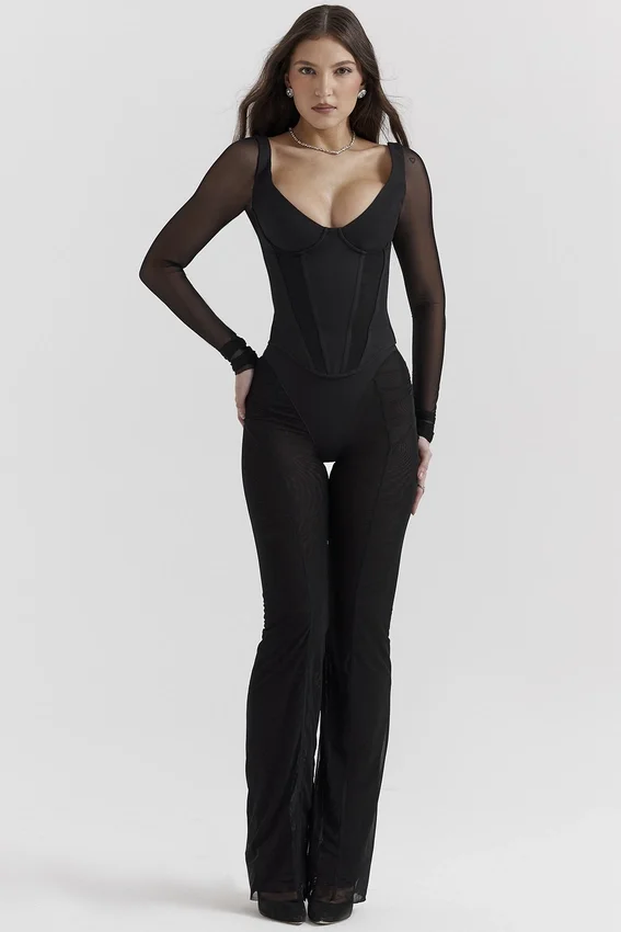Avalon Black High Waist Trousers Avalon Black High Waist Trousers
