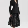 Aviva Black Tailored Hourglass Jacket