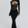 Ayana Black Lace Maxi Dress + Bolero Ayana Black Lace Maxi Dress + Bolero