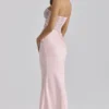 Ayana Pink Lace + Satin Maxi Corset Dress Ayana Pink Lace + Satin Maxi Corset Dress