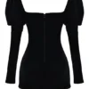 Azaria Black & Vintage Cream Mini Dress Azaria Black & Vintage Cream Mini Dress