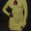 Aziza Pistachio Long Sleeve Mini Dress Aziza Pistachio Long Sleeve Mini Dress