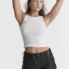 Azora Black Vegan Leather Micro Mini Shorts