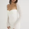 Babydoll Ivory Chiffon Halter Mini Dress Babydoll Ivory Chiffon Halter Mini Dress