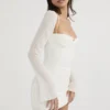 Babydoll Ivory Chiffon Halter Mini Dress Babydoll Ivory Chiffon Halter Mini Dress
