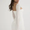 Babydoll Ivory Chiffon Halter Mini Dress Babydoll Ivory Chiffon Halter Mini Dress