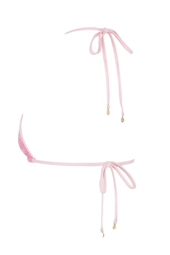Bali Pink Paisley Triangle Bikini Top Bali Pink Paisley Triangle Bikini Top