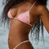 Bali Pink Paisley Triangle Bikini Top Bali Pink Paisley Triangle Bikini Top
