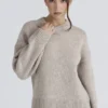 Bear Oatmeal Wool Chunky Knit Sweater Bear Oatmeal Wool Chunky Knit Sweater