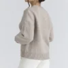 Bear Oatmeal Wool Chunky Knit Sweater Bear Oatmeal Wool Chunky Knit Sweater