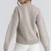 Bear Oatmeal Wool Chunky Knit Sweater Bear Oatmeal Wool Chunky Knit Sweater