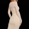 Beatrice Beige Corset Midi Dress Beatrice Beige Corset Midi Dress