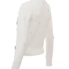 Beaubella Ivory Soft Mohair Embellished Cardigan Beaubella Ivory Soft Mohair Embellished Cardigan