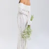 Belle Vintage Cream Floral Lace Off Shoulder Maxi Dress Belle Vintage Cream Floral Lace Off Shoulder Maxi Dress