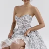 Bennett English Porcelain Print Strapless Sundress Bennett English Porcelain Print Strapless Sundress