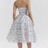 Bennett English Porcelain Print Strapless Sundress Bennett English Porcelain Print Strapless Sundress