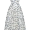 Bennett English Porcelain Print Strapless Sundress Bennett English Porcelain Print Strapless Sundress