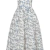 Bennett English Porcelain Print Strapless Sundress Bennett English Porcelain Print Strapless Sundress