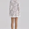 Bianca White Custom Lace Long Sleeve Mini Dress Bianca White Custom Lace Long Sleeve Mini Dress
