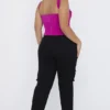 Breanna Black Lace Up Cargo Trousers Breanna Black Lace Up Cargo Trousers