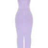 Breeze Orchid Satin Corset Maxi Dress Breeze Orchid Satin Corset Maxi Dress