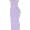 Breeze Orchid Satin Corset Maxi Dress Breeze Orchid Satin Corset Maxi Dress