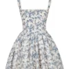 Brigitte English Porcelain Print Corset Mini Dress Brigitte English Porcelain Print Corset Mini Dress
