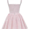 Brigitte Strawberry Shortcake Gingham Corset Mini Dress Brigitte Strawberry Shortcake Gingham Corset Mini Dress