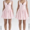 Brigitte Strawberry Shortcake Gingham Corset Mini Dress Brigitte Strawberry Shortcake Gingham Corset Mini Dress
