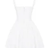 Brigitte White Cotton Broderie Anglais Corset Mini Dress Brigitte White Cotton Broderie Anglais Corset Mini Dress