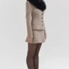 Buckingham Puppytooth Check Hourglass Jacket