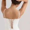 Cadie White Cotton Corset Top Cadie White Cotton Corset Top