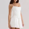 Cadie White Cotton Corset Top Cadie White Cotton Corset Top