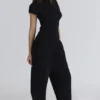 Caia Black Wool Boucle Knit Top Caia Black Wool Boucle Knit Top