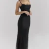 Calla Black Pearl Embellished Maxi Dress Calla Black Pearl Embellished Maxi Dress