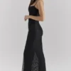Calla Black Pearl Embellished Maxi Dress Calla Black Pearl Embellished Maxi Dress