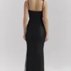 Calla Black Pearl Embellished Maxi Dress Calla Black Pearl Embellished Maxi Dress