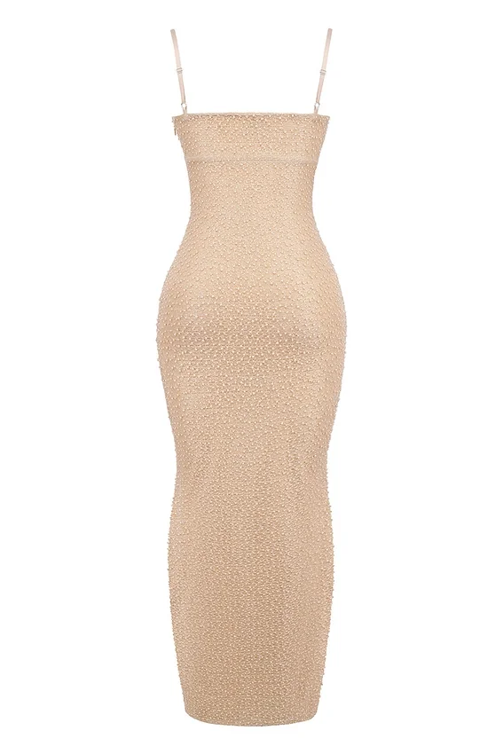 Calla Seapearl Embellished Maxi Dress Calla Seapearl Embellished Maxi Dress