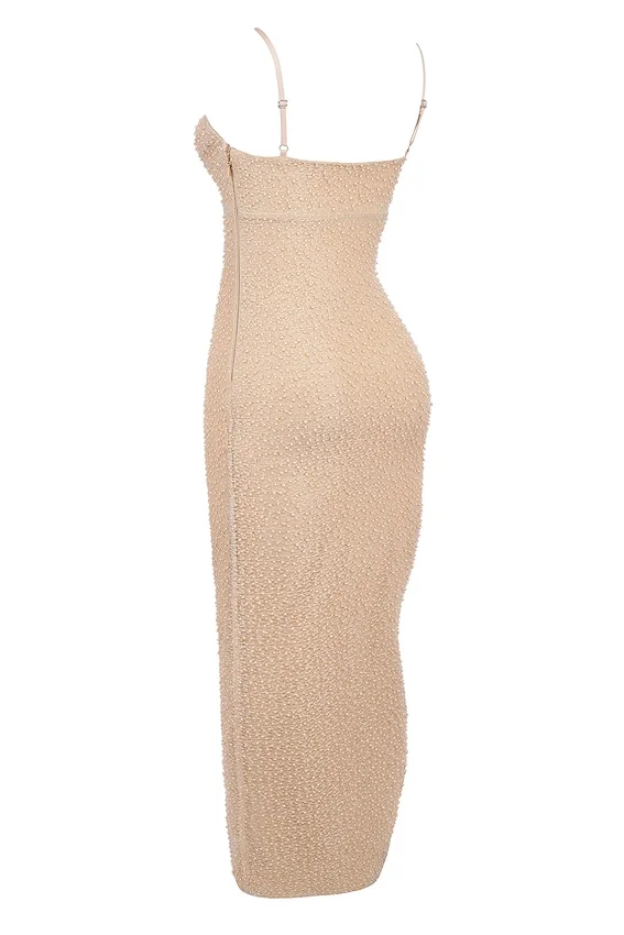 Calla Seapearl Embellished Maxi Dress Calla Seapearl Embellished Maxi Dress