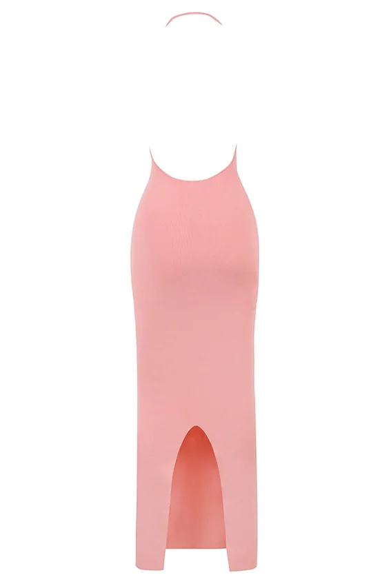 Camelia Apricot Plunge Maxi Dress Camelia Apricot Plunge Maxi Dress