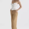 Cameron Caramel Relaxed Tailored Trousers