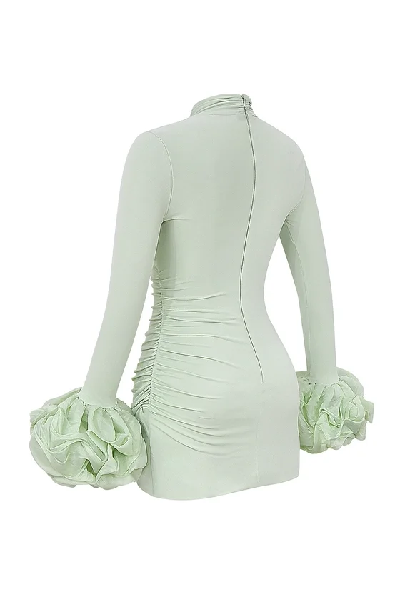 Camilla Pistachio Ruffle Cuff Mini Dress Camilla Pistachio Ruffle Cuff Mini Dress