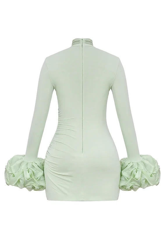 Camilla Pistachio Ruffle Cuff Mini Dress Camilla Pistachio Ruffle Cuff Mini Dress