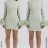 Camilla Pistachio Ruffle Cuff Mini Dress Camilla Pistachio Ruffle Cuff Mini Dress