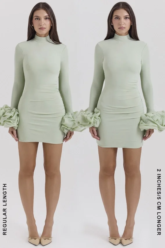 Camilla Pistachio Ruffle Cuff Mini Dress Camilla Pistachio Ruffle Cuff Mini Dress