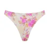 Capri Floral Print High Leg Bikini Bottom Capri Floral Print High Leg Bikini Bottom