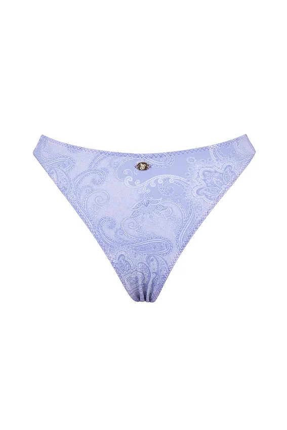 Capri Lavender Paisley High Leg Bikini Bottom Capri Lavender Paisley High Leg Bikini Bottom